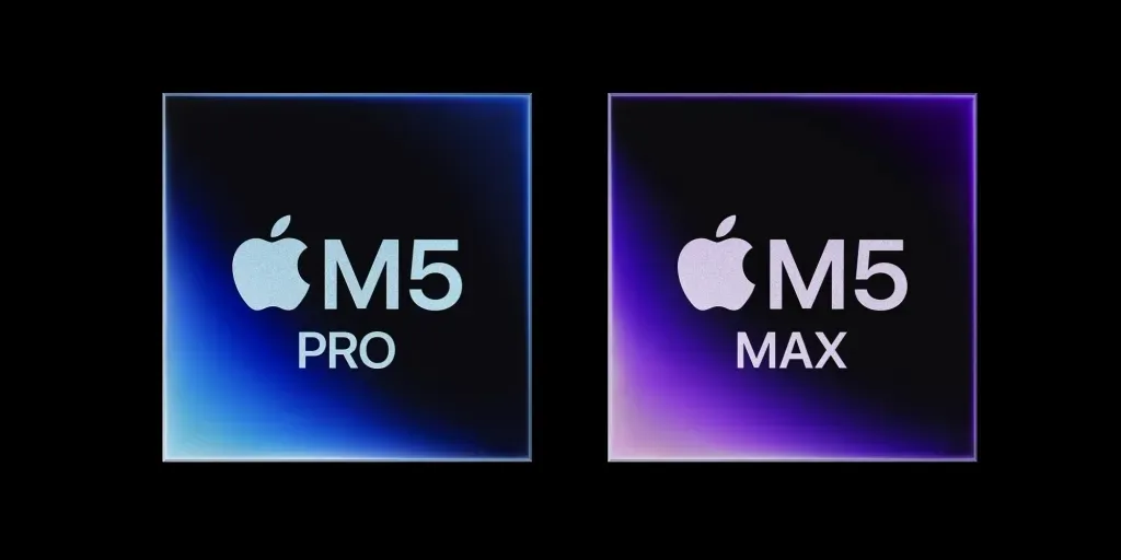Новые чипы M5 Pro и M5 Max Новые чипы M5 Pro и M5 Max