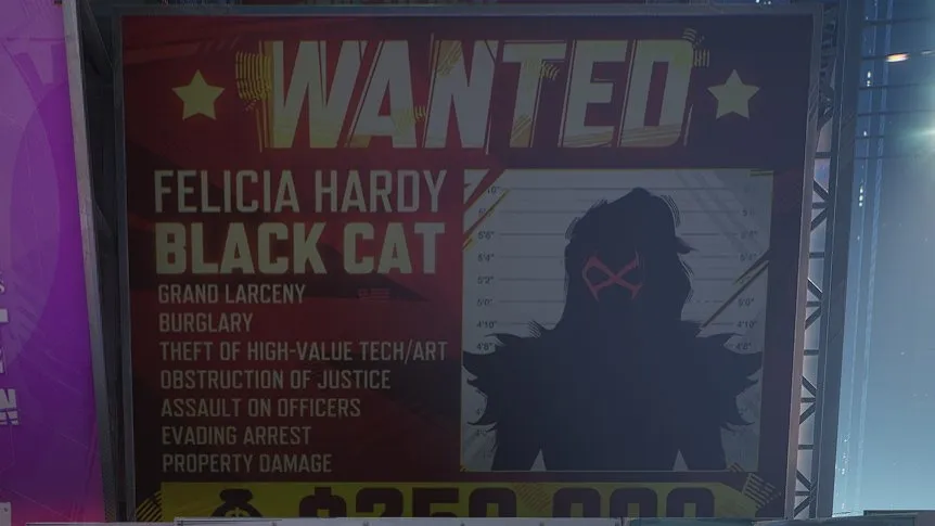 Силует Чорної Кішки на плакаті про її розшук можна знайти на новій небойовій карті Таймс-сквер