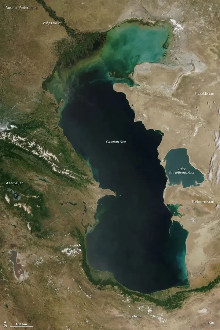Каспійське море / фото Live Science Каспійське море / фото Live Science