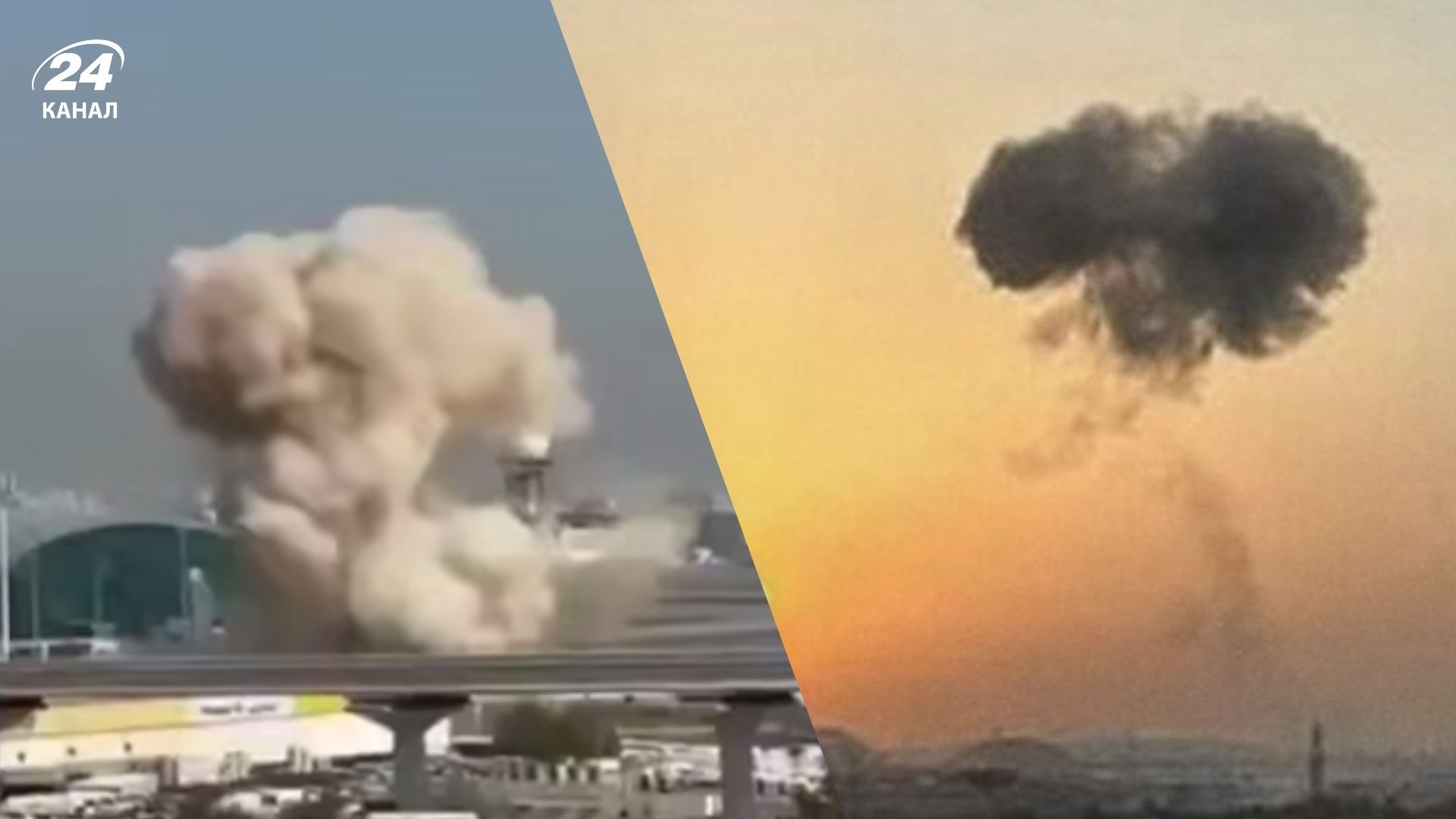 Дым в районе аэропорта Дубая Дым в районе аэропорта Дубая