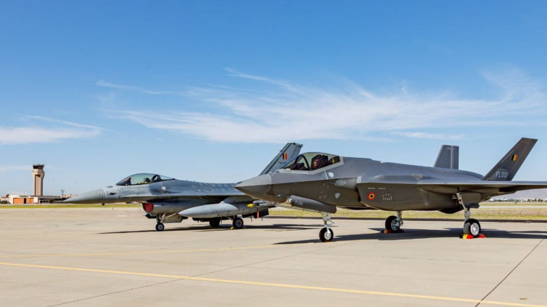 F-16 и F-35 Бельгии