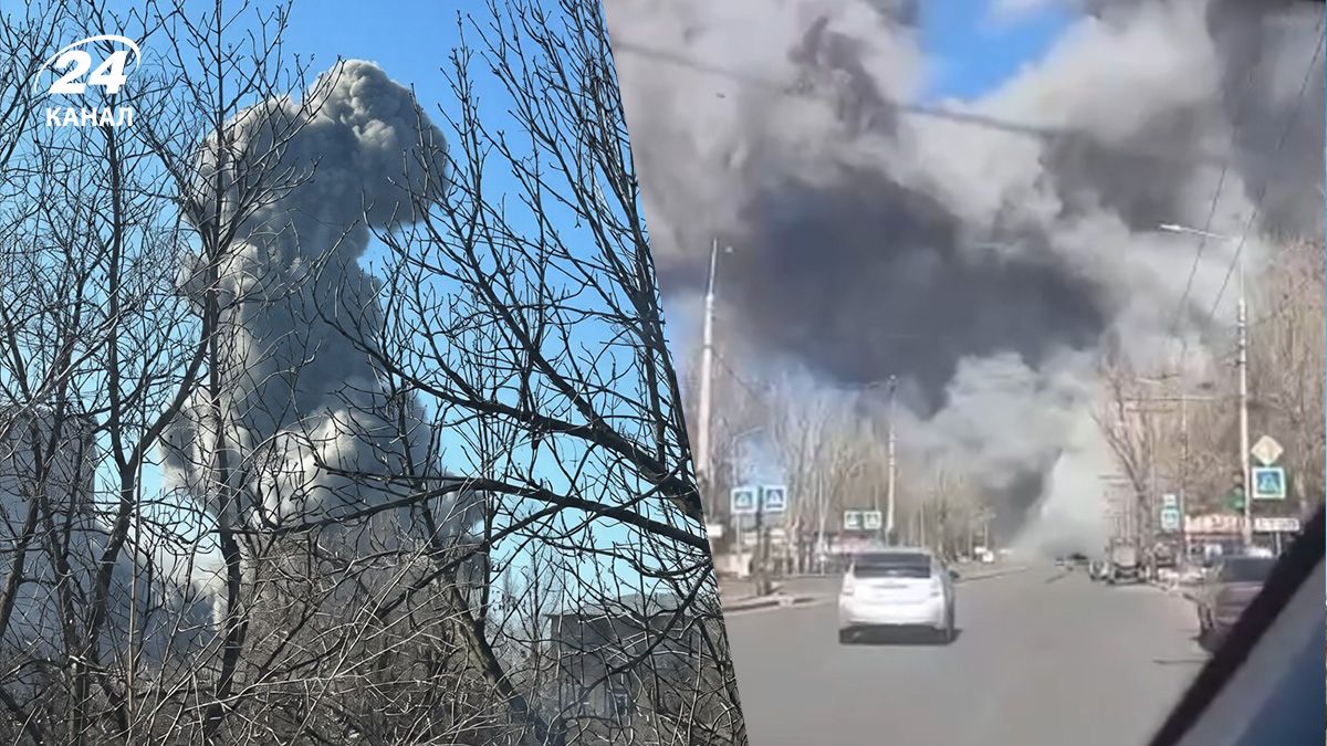 В Донецке, вероятно, атаковали склад с "Шахедами" - 24 Канал