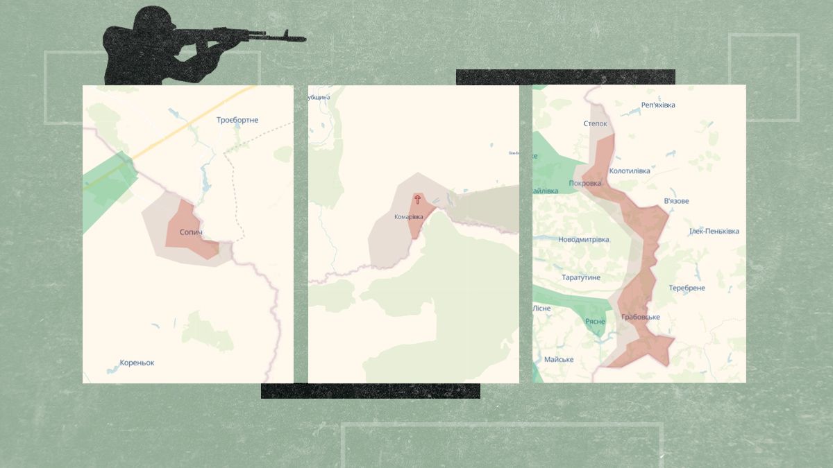 Как изменилась линия фронта за неделю