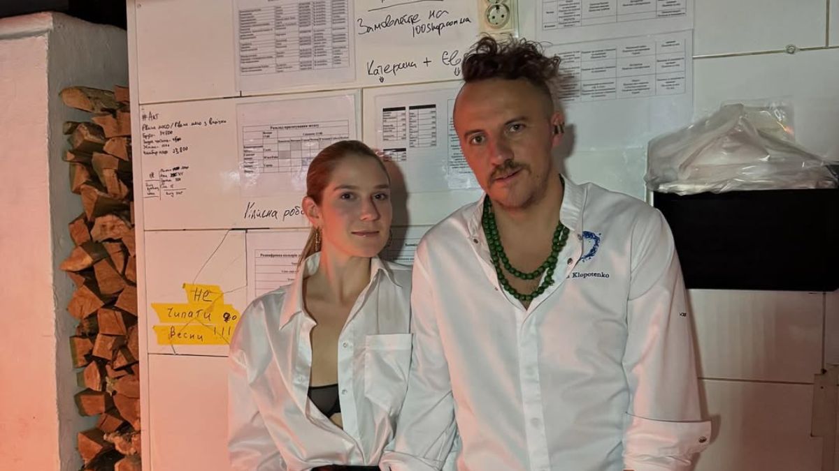 Евгений Клопотенко с невестой