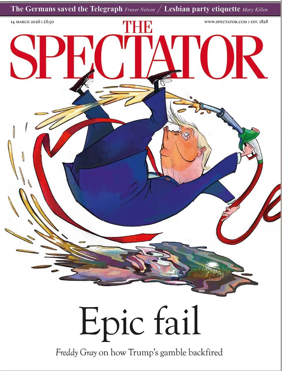 Британський журнал The Spectator висміяв Трампа за напад на Іран