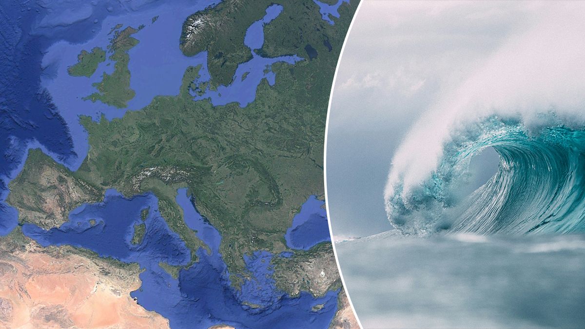 Астероид в Северном море вызвал цунами высотой в 100 метров Астероид в Северном море вызвал цунами высотой в 100 метров