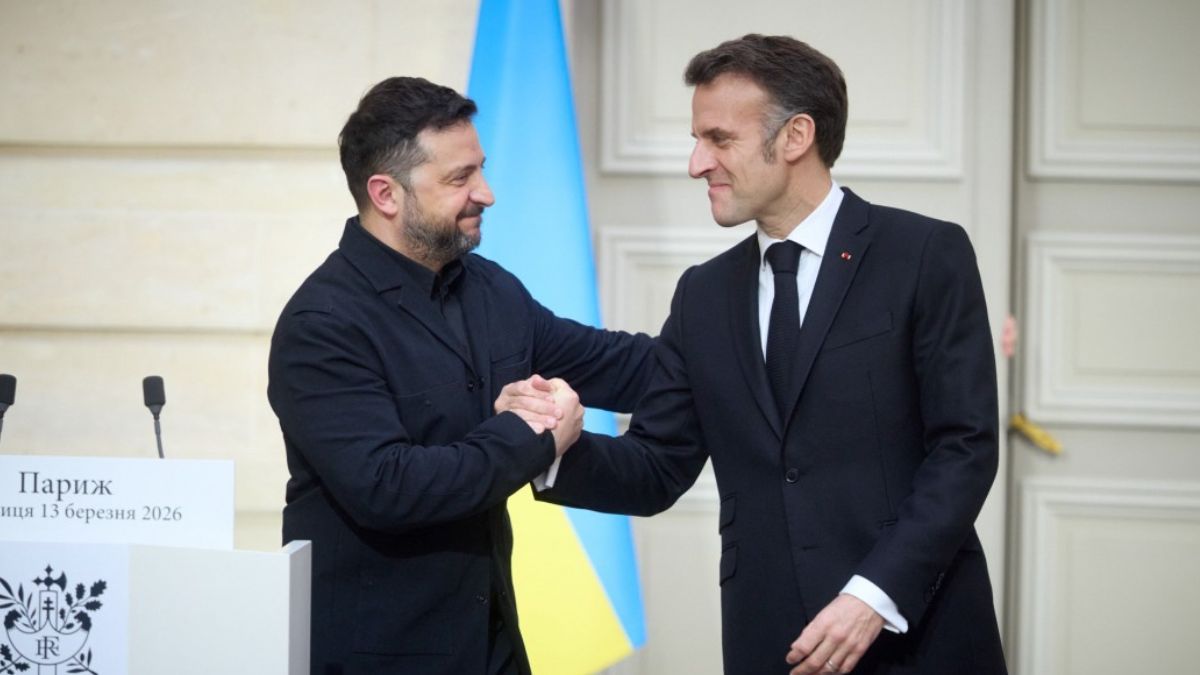 Зеленский и Макрон встретились 13 марта в Париже