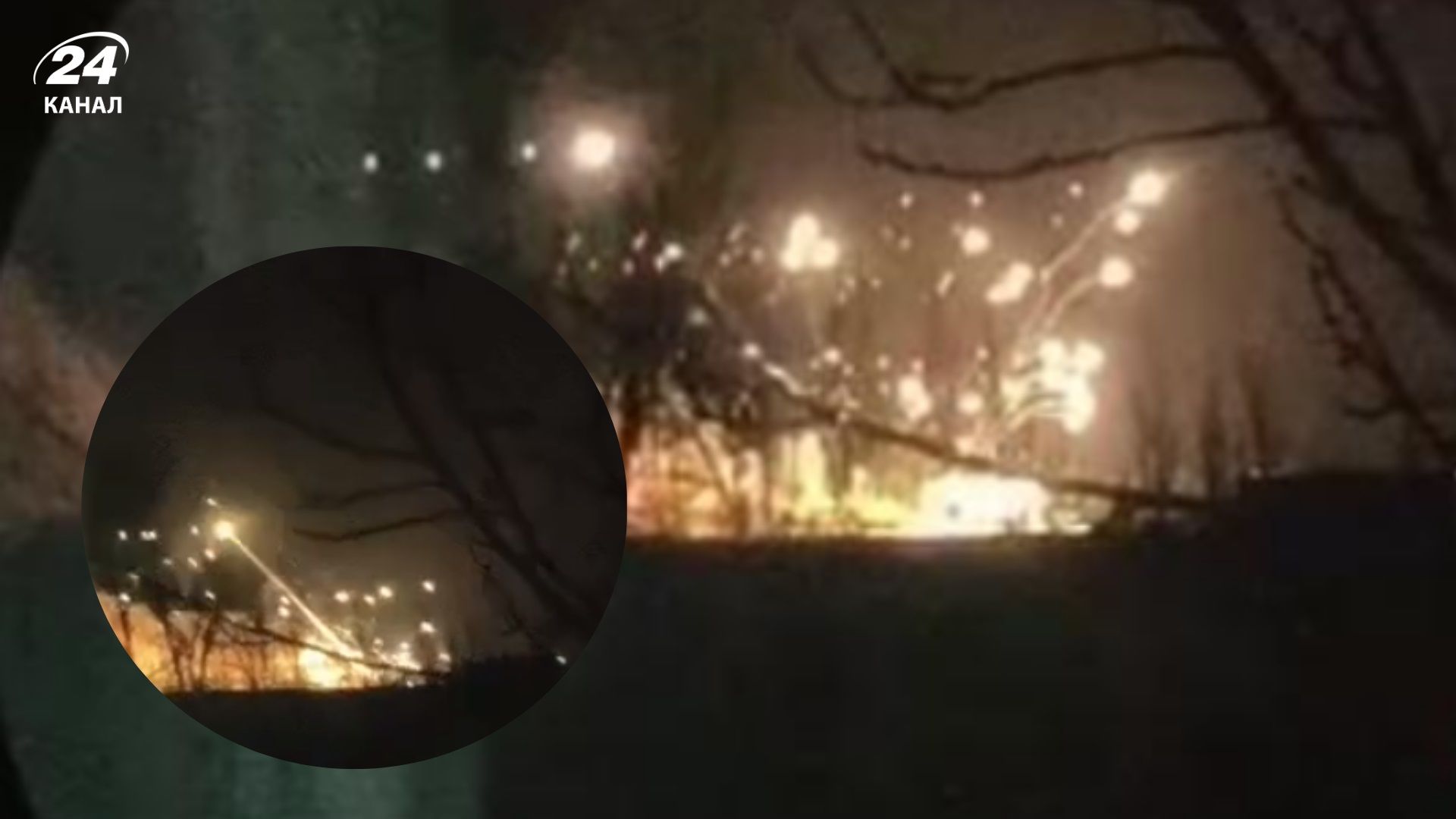 На окупованій Луганщині злетів у небо склад з ракетами На окупованій Луганщині злетів у небо склад з ракетами