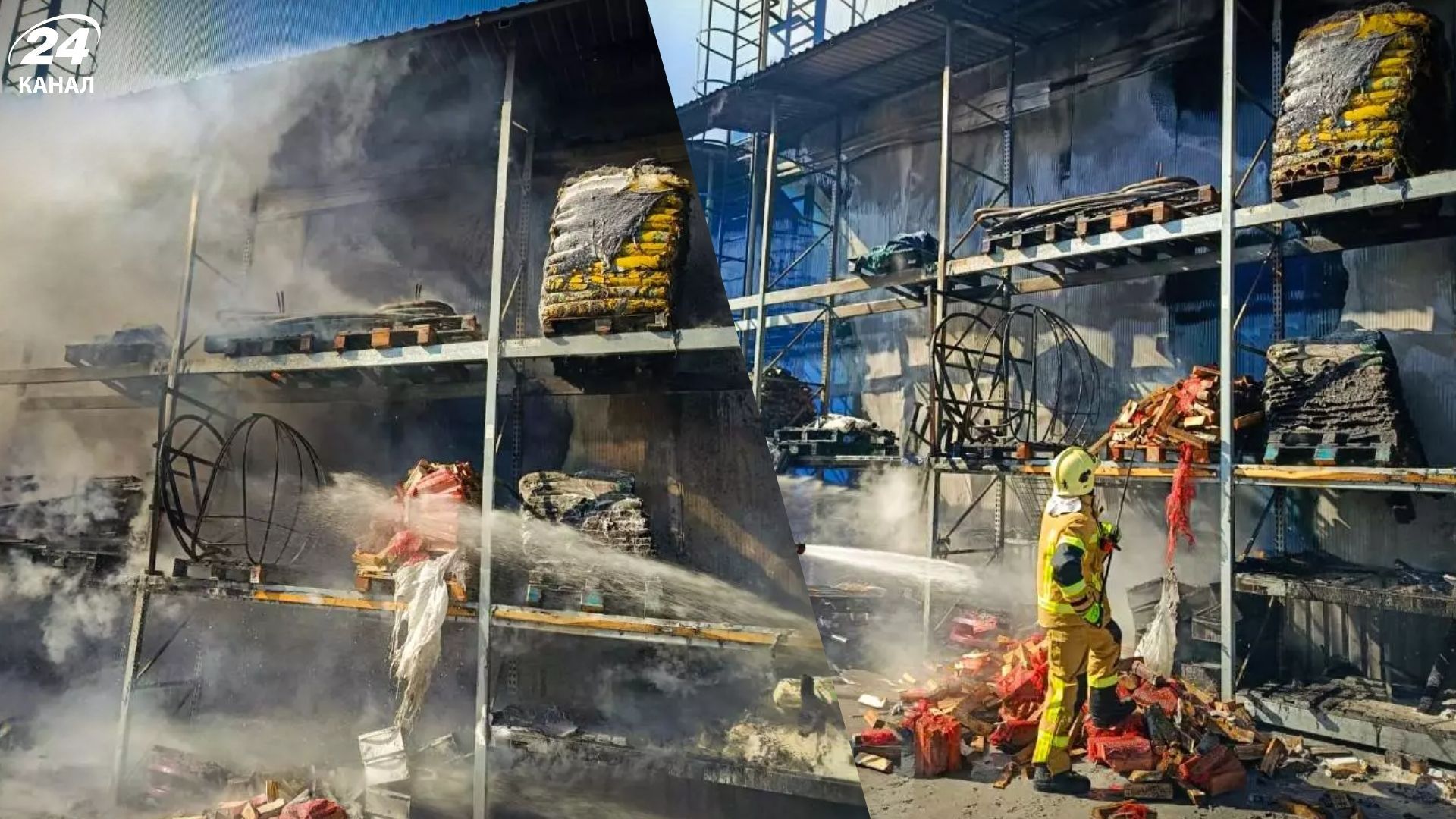 На Київщині горів "Епіцентр": евакуйовано 100 людей - Київ