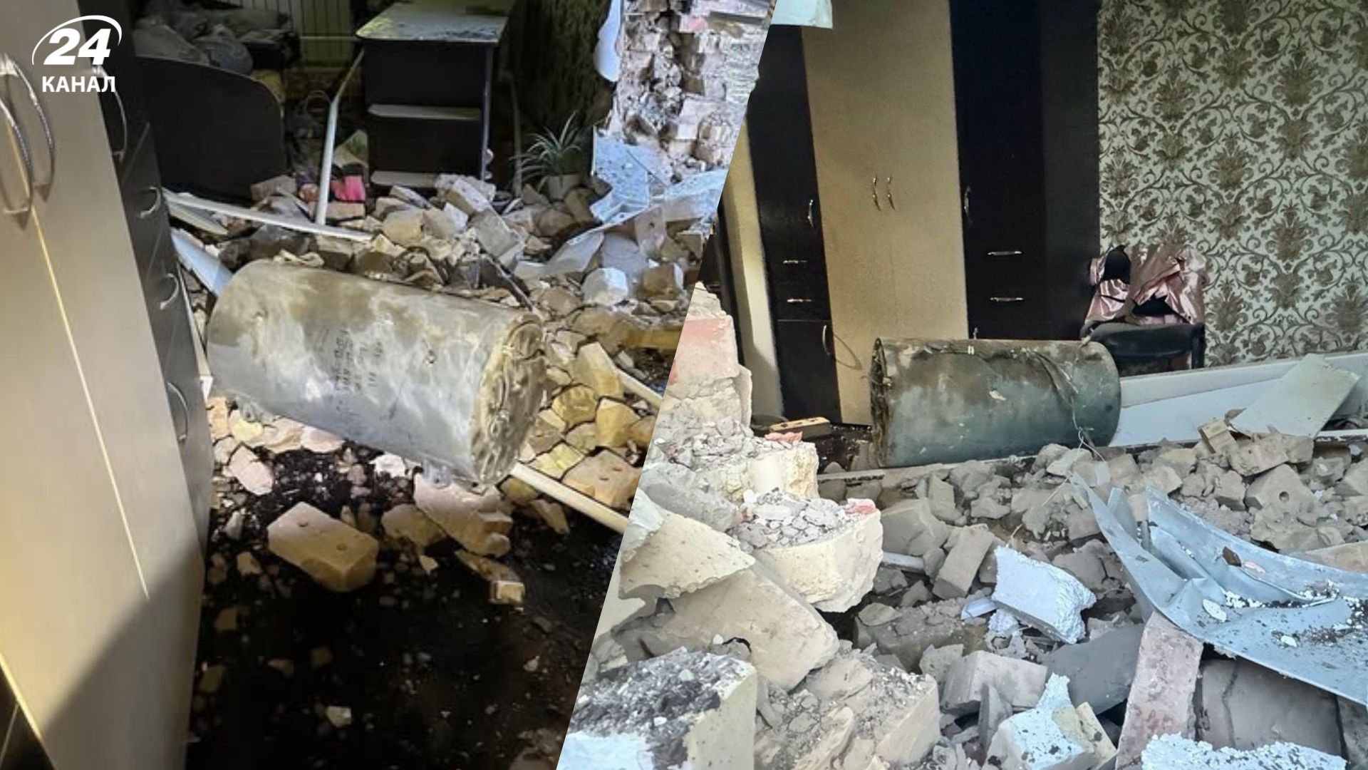 Уламки російської ракети залетіли приватний будинок у Василькові Уламки російської ракети залетіли приватний будинок у Василькові