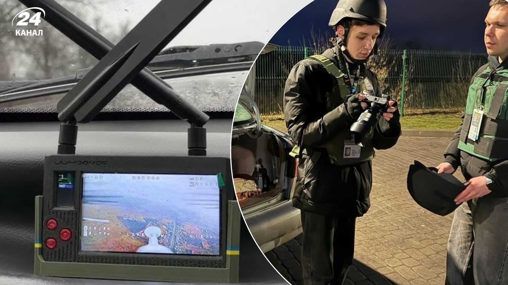 Журналисты смогли спастись от FPV-дрона Журналисты смогли спастись от FPV-дрона