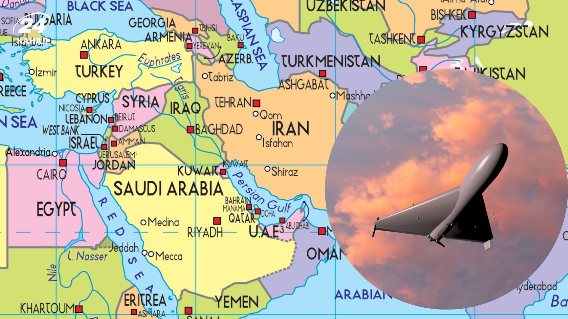 Украина помогает странам Ближнего Востока защититься от иранских атак