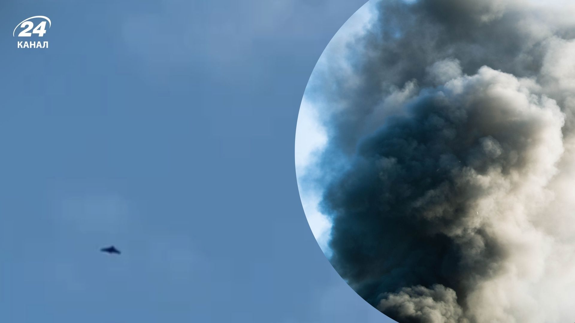 Момент атаки на Івано-Франківськ