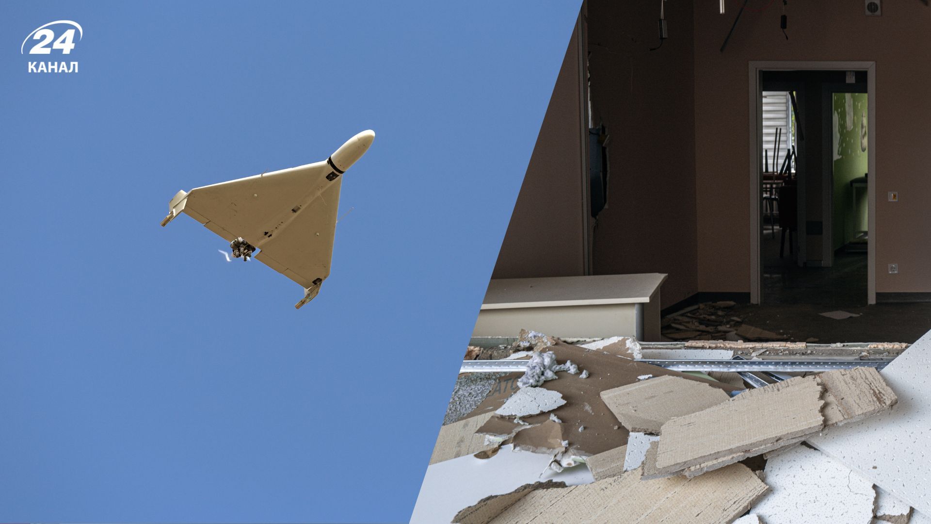 Дрон попал в Тернополе: пострадала больница