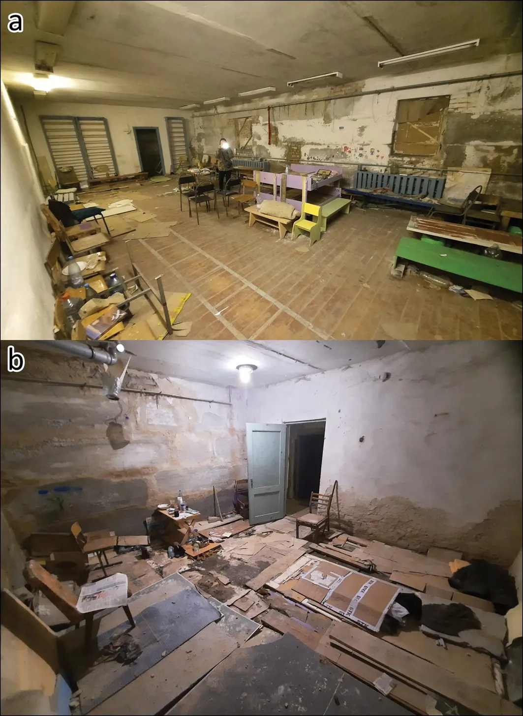 Підвал, у якому тримали заручників