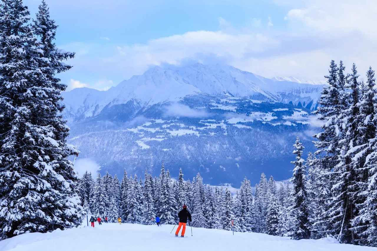 Горнолыжный курорт в Швейцарии