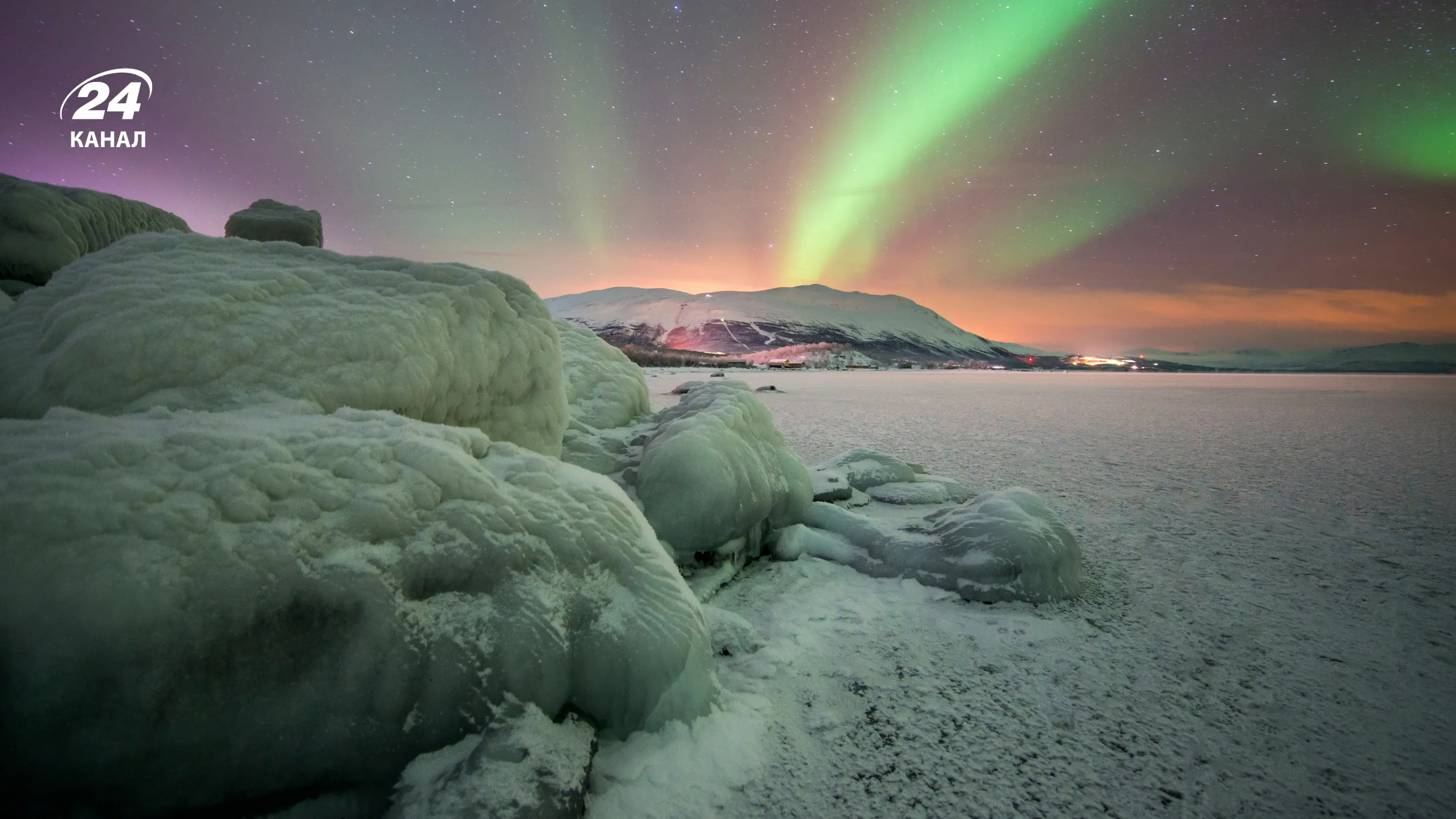 Північне сяйво у Швеції