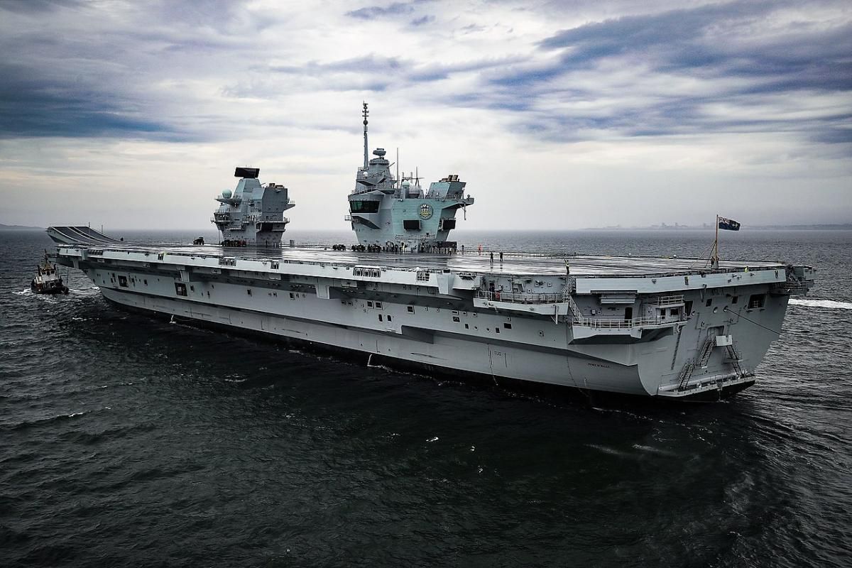 Флагман HMS Prince of Wales почти не выходит в море