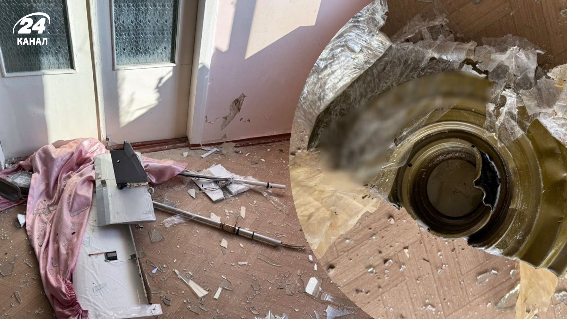 "Молния" попала в детскую больницу Херсона