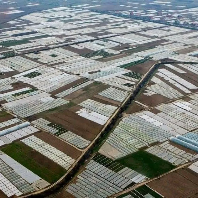 Вид на село з висоти пташиного польоту / фото 