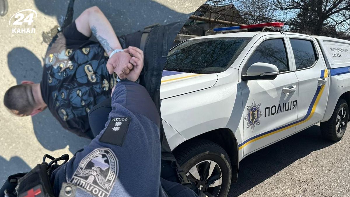 В Одесі поліція затримала чоловіка зі зброєю та гранатою В Одесі поліція затримала чоловіка зі зброєю та гранатою