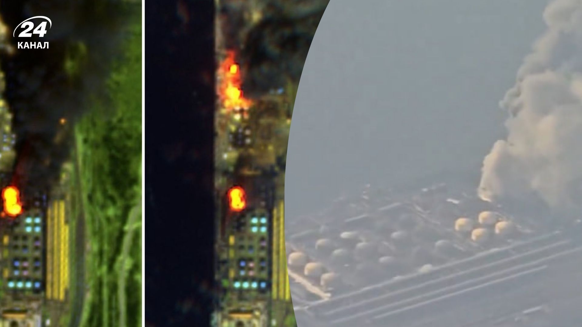 В Усть-Луге есть новые очаги пожара - спутниковые снимки и видео В Усть-Луге есть новые очаги пожара - спутниковые снимки и видео