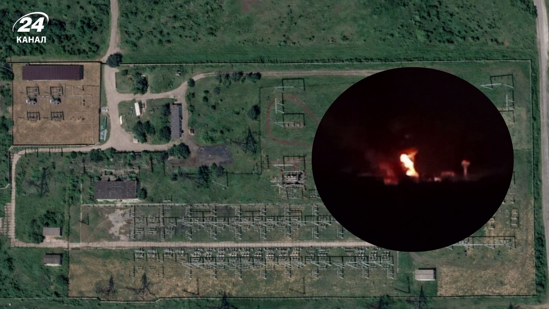 БпЛА вгатили по підстанції в Алчевську БпЛА вгатили по підстанції в Алчевську