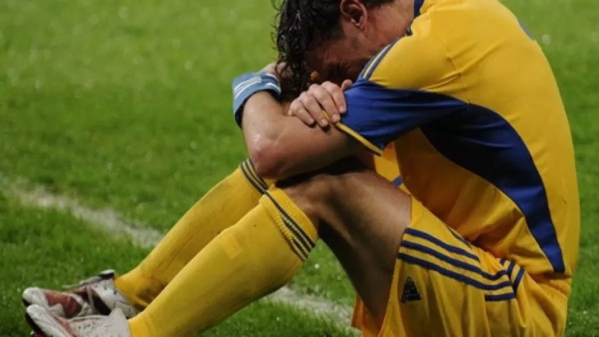 Сльози Андрія Шевченка після матчу з Грецією