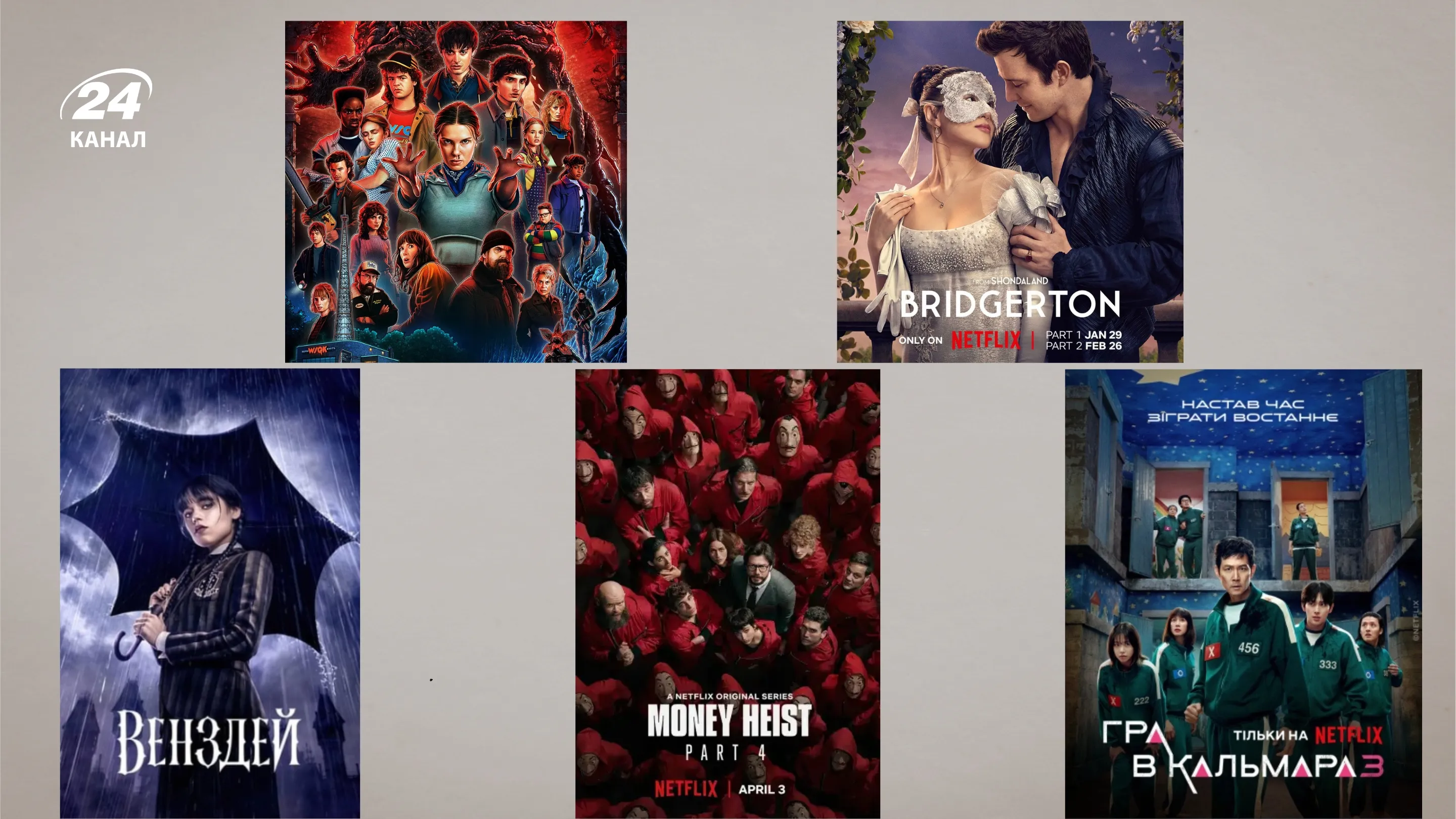 Топ самых прибыльных сериалов Netflix / Коллаж 24 Канала