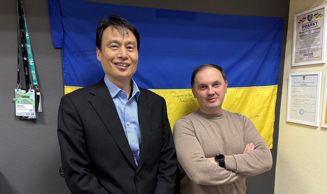 Тору Токусіге та Максим Клименко повідомили про партнерство японської та української дронових компаній Тору Токусіге та Максим Клименко повідомили про партнерство японської та української дронових компаній