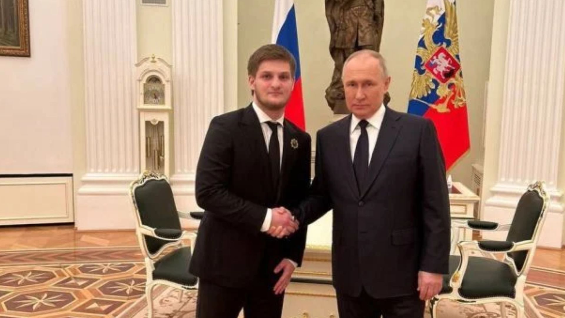 Ахмат Кадыров и Владимир Путин