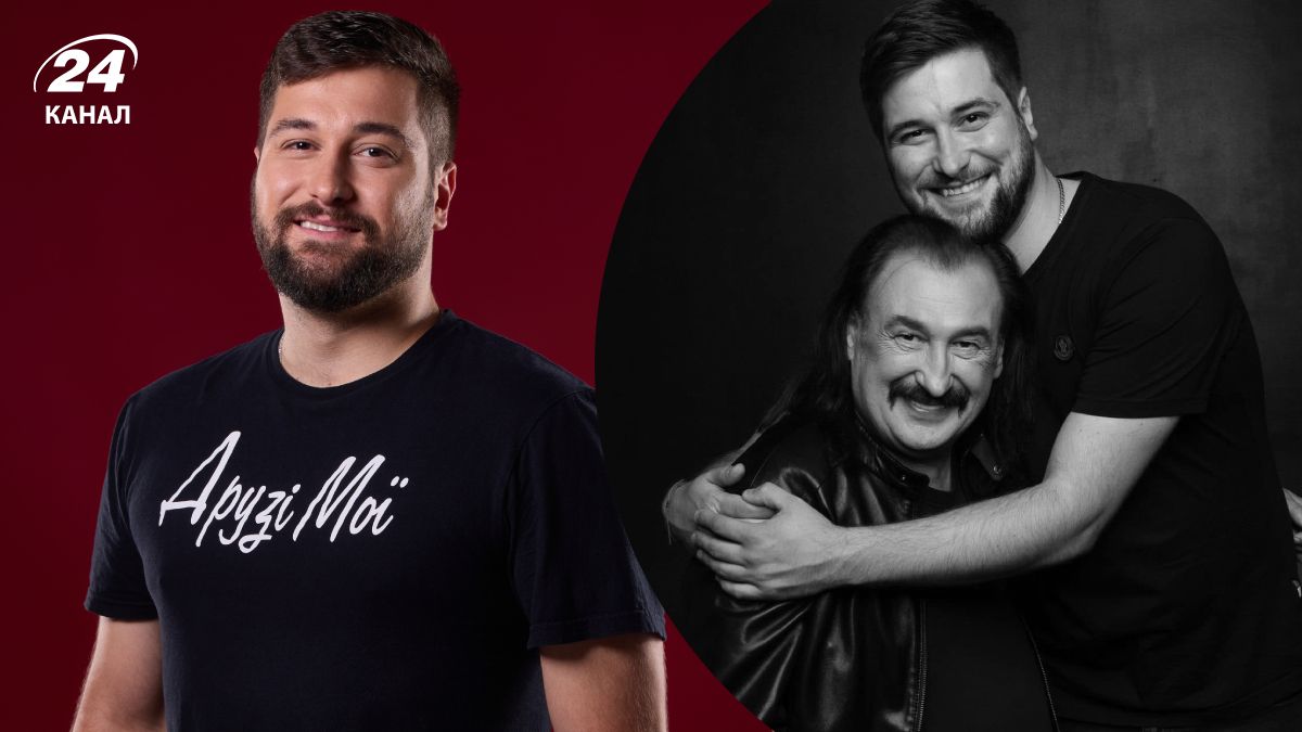 Степан Гіга молодший з батьком Степан Гіга молодший з батьком