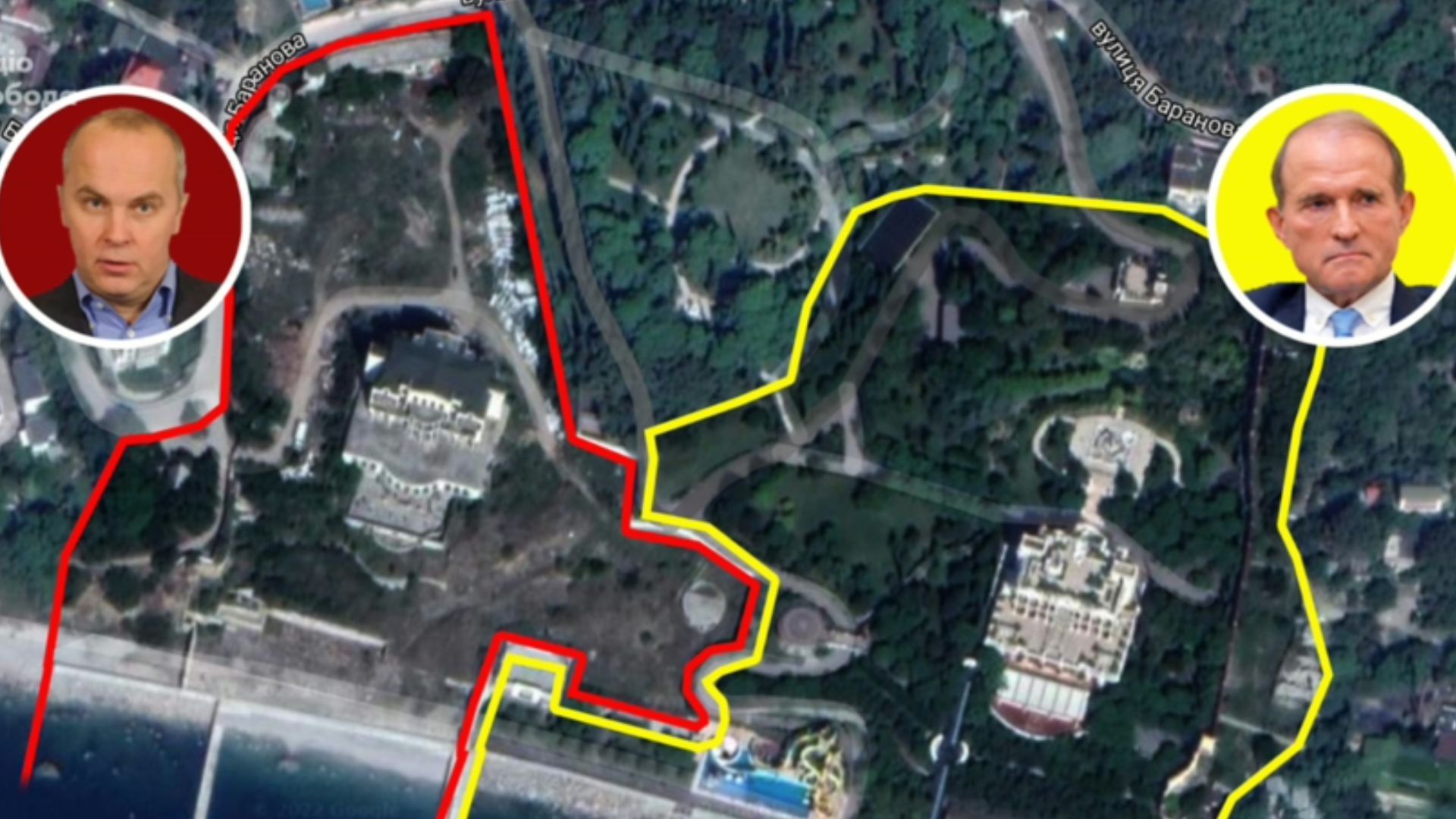 Земельные участки Медведчука и Шуфрича