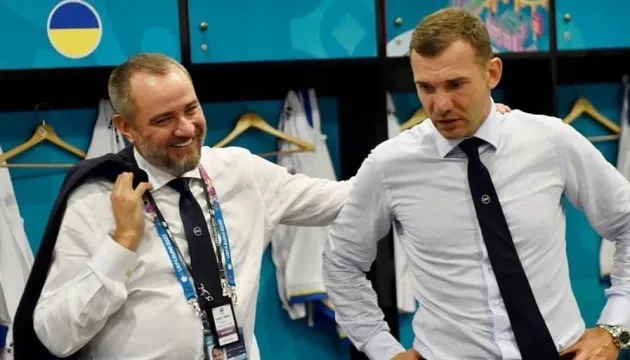 Андрей Павелко и Андрей Шевченко Андрей Павелко и Андрей Шевченко