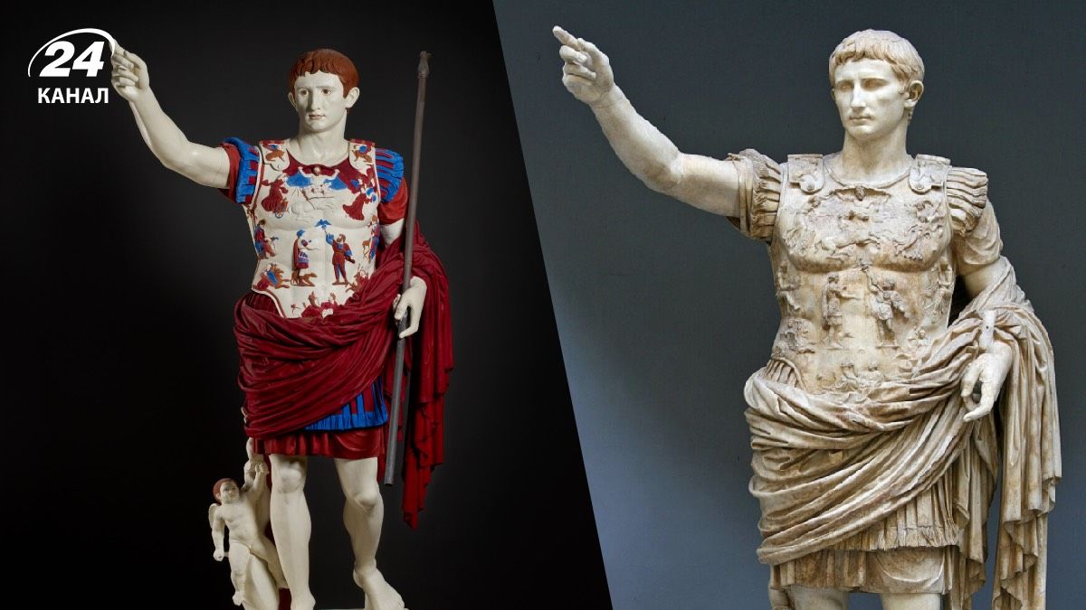 Як античні статуї виглядали в давнину Як античні статуї виглядали в давнину