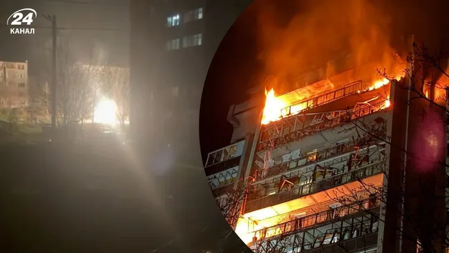 Взрывы прогремели в Сумах: вражеский БпЛА поджег многоэтажку, пострадали люди