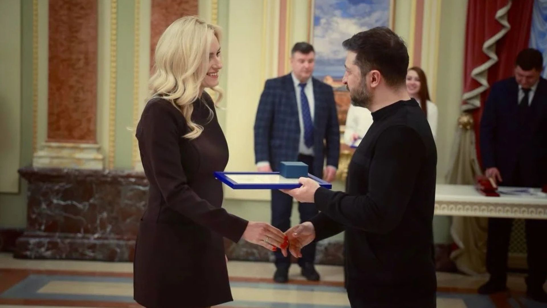Ірина Федишин і Володимир Зеленський 