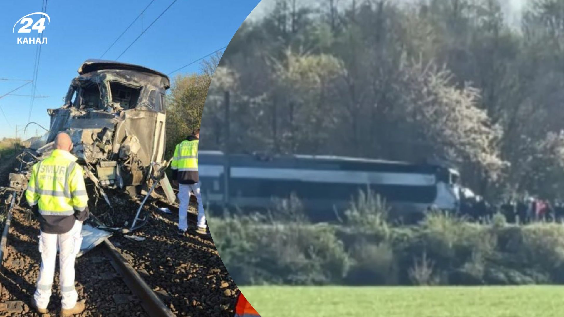 У Франції швидкісний потяг зіткнувся з військовим конвоєм: загинув машиніст, є багато потерпілих - 24 Канал У Франції швидкісний потяг зіткнувся з військовим конвоєм: загинув машиніст, є багато потерпілих - 24 Канал