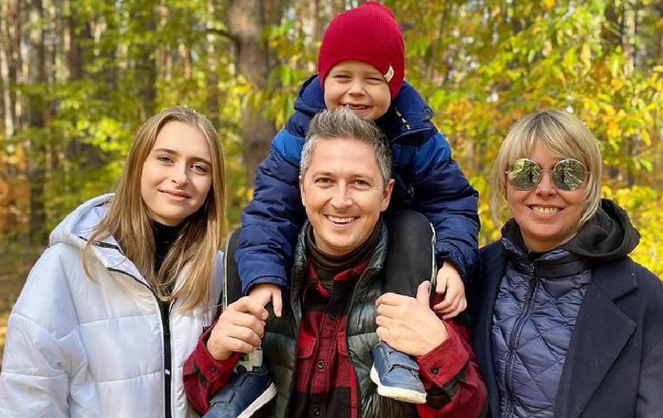 Олександр Педан з родиною Олександр Педан з родиною