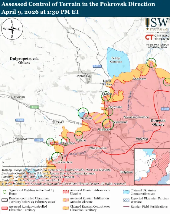 Какие изменения произошли на фронте на Покровском направлении