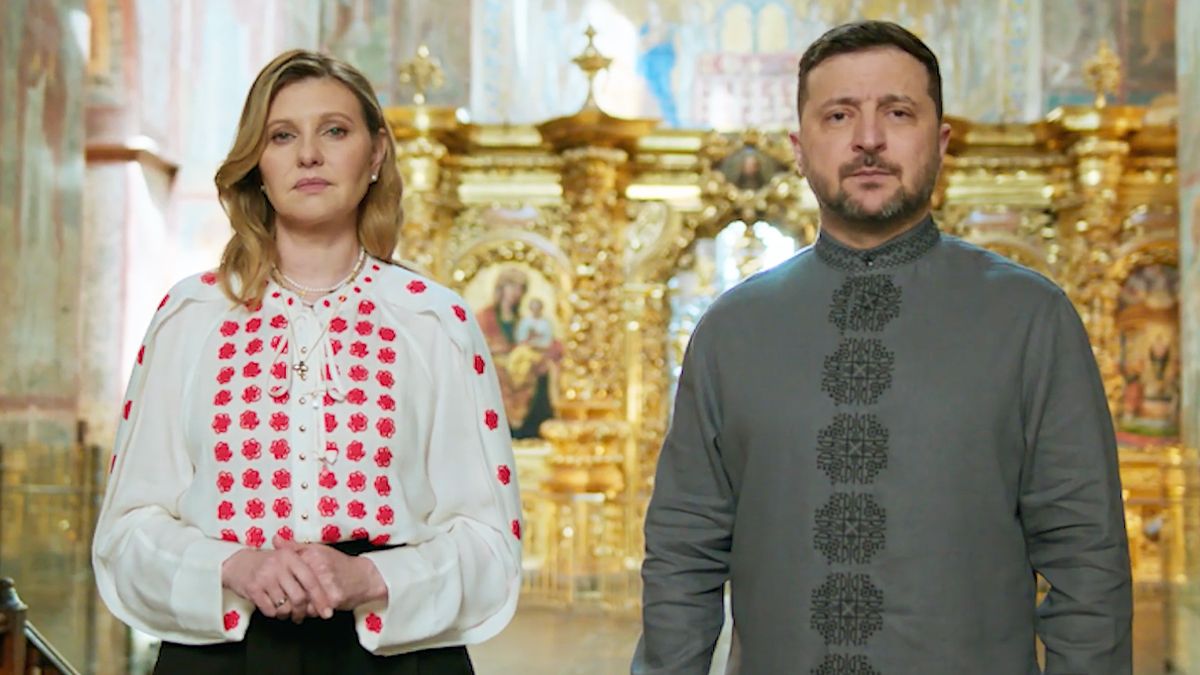 Володимир та Олена Зеленська привітали українців із Великоднем 2026 Володимир та Олена Зеленська привітали українців із Великоднем 2026