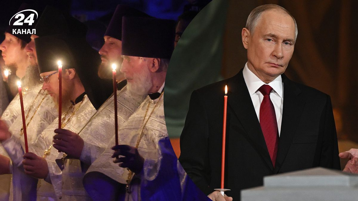 Що сказав Путін у привітанні росіянам з Великоднем