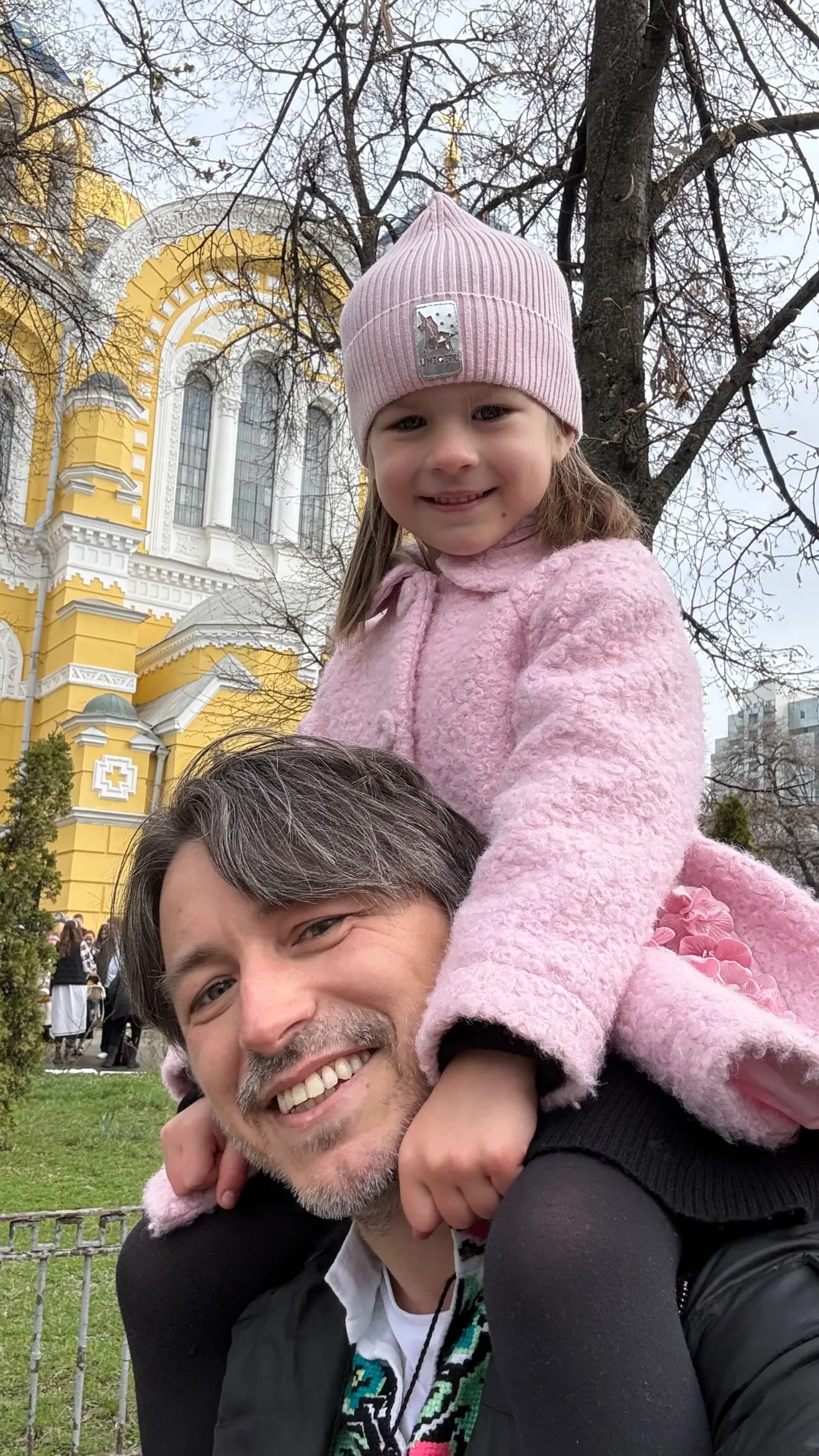 Сергій Притула з молодшою донькою