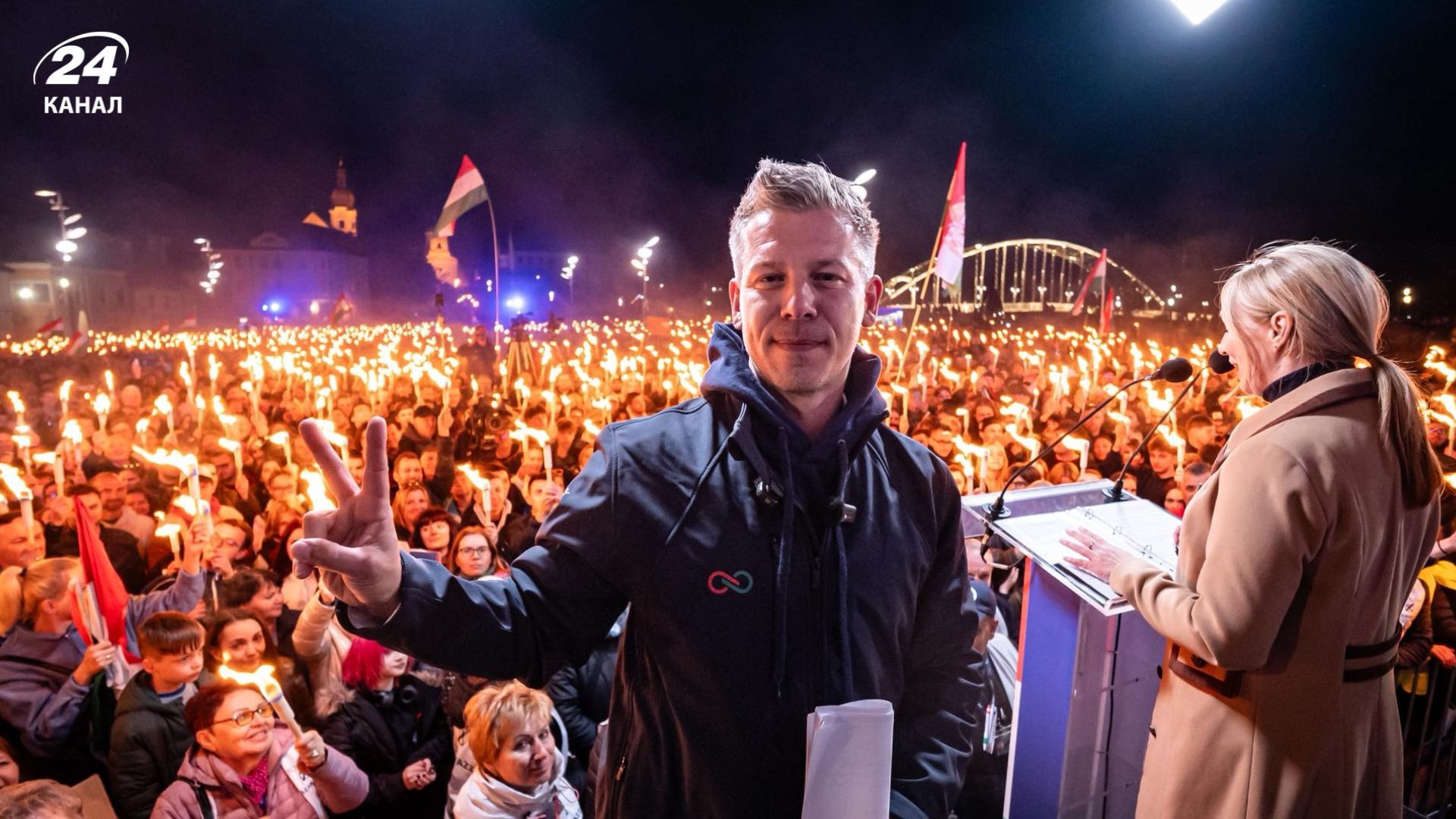 Петер Мадяр виступив у Будапешті