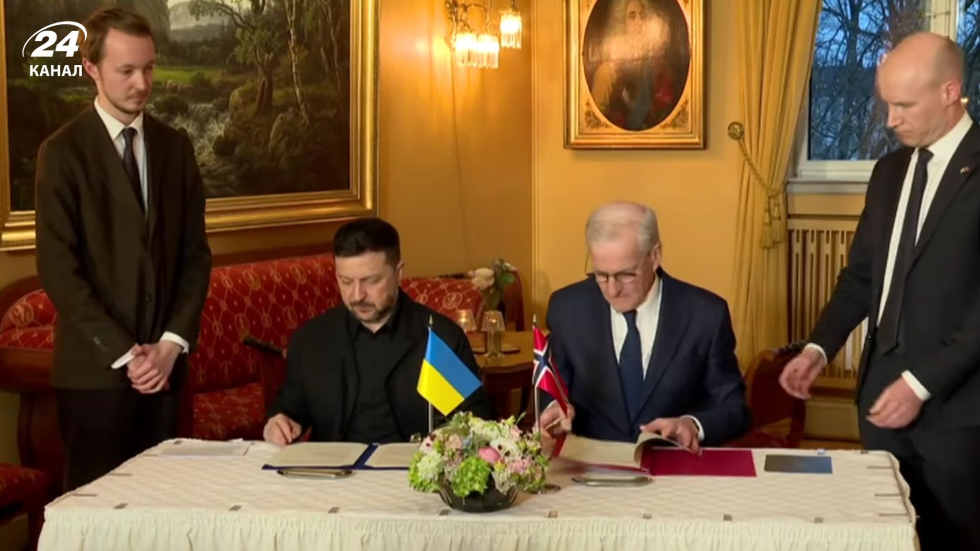 Зеленський та Стере підписали декларацію про оборонне партнерство Зеленський та Стере підписали декларацію про оборонне партнерство