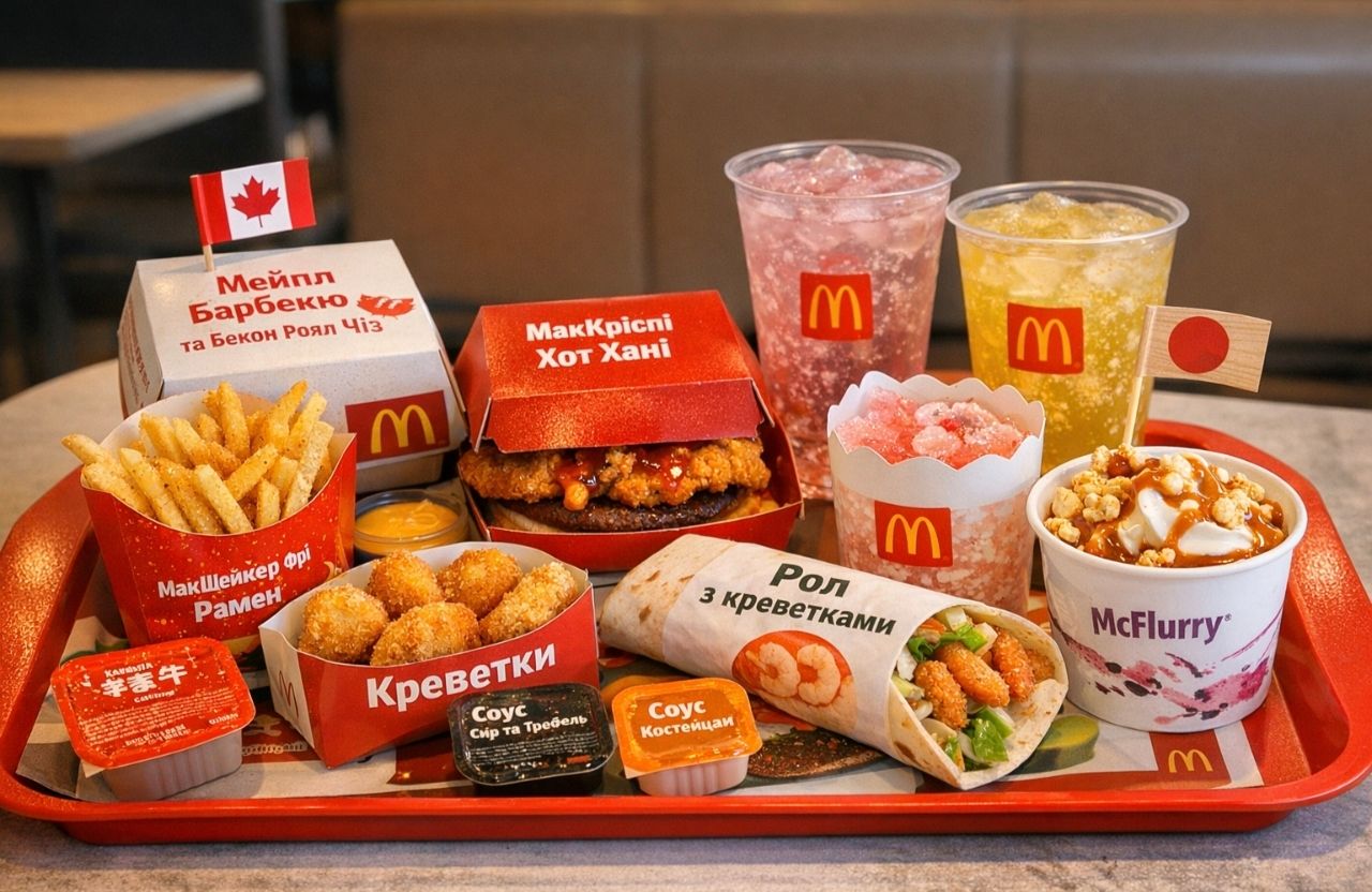 McDonald's офіційно запустив "світове меню" в Україні