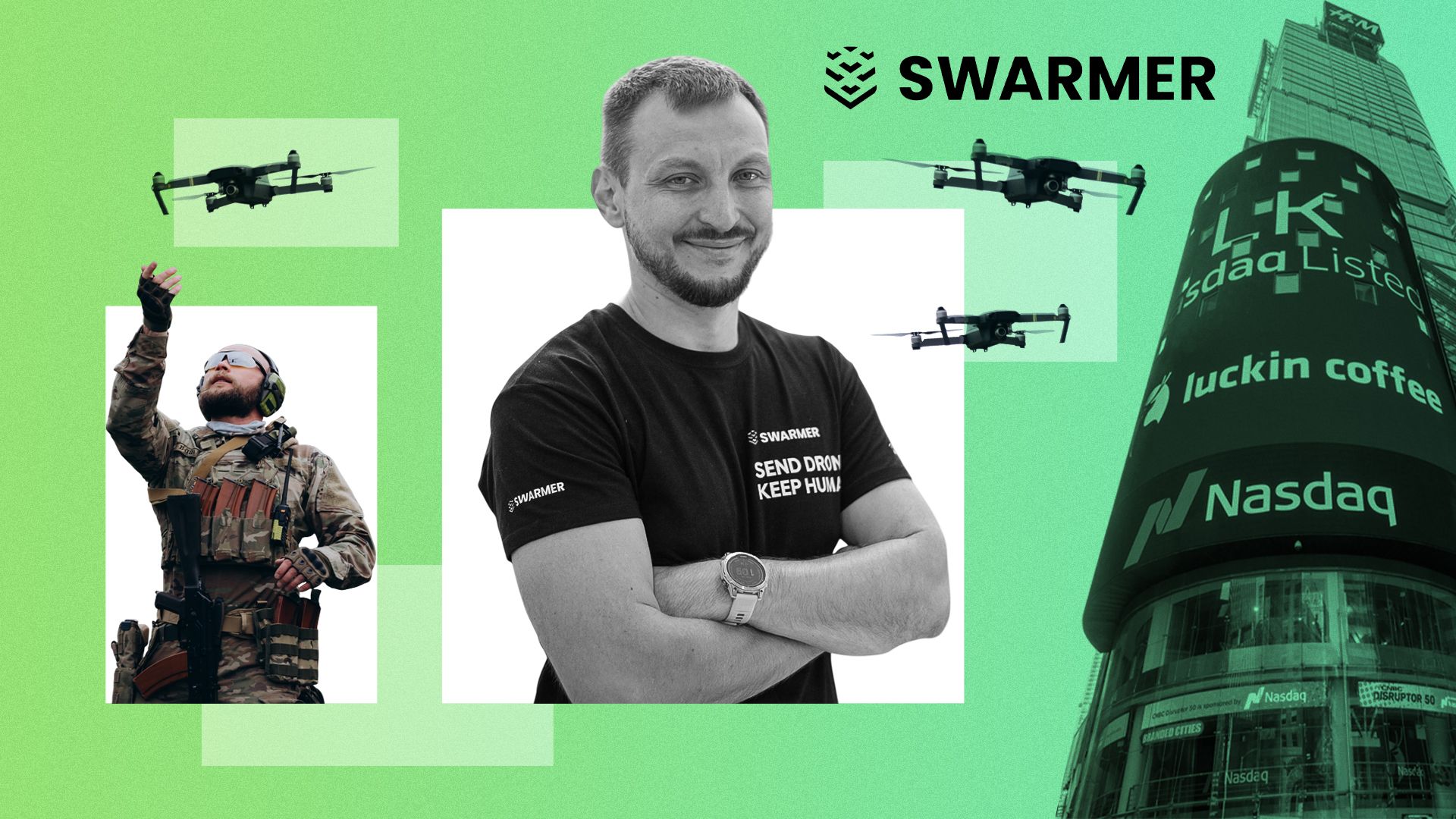 Сергій Купрієнко, CEO Swarmer - як працює технологія рій дронів