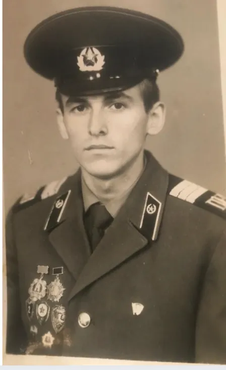 Микола Болінов після служби в армії