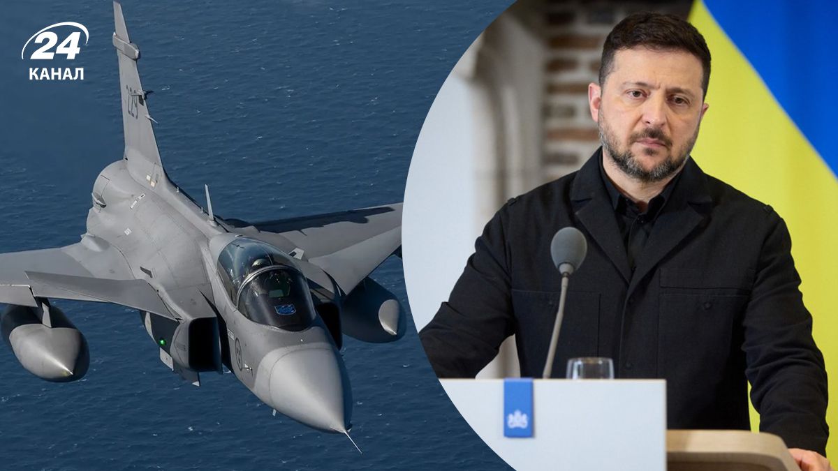 Зеленский высказался относительно тренировки украинских пилотов на Gripen Зеленский высказался относительно тренировки украинских пилотов на Gripen