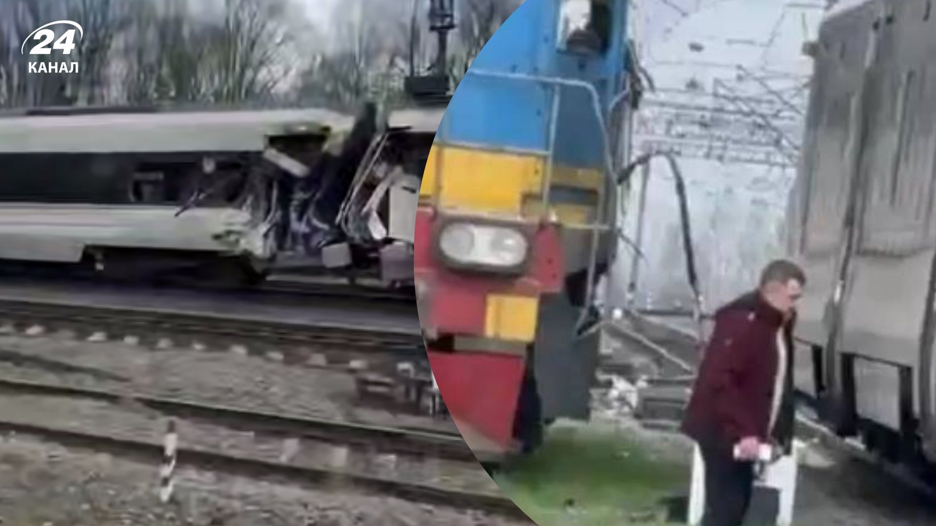 Столкновение поездов в Винницкой области: предварительно, инцидент произошел по вине машиниста тепловоза - 24 Канал